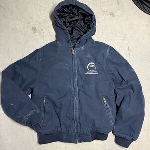 VTG Navy Blue Hooded Jacket